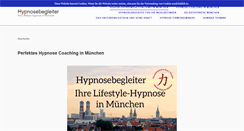 Desktop Screenshot of hypnosebegleiter.com
