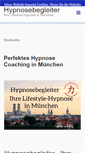 Mobile Screenshot of hypnosebegleiter.com